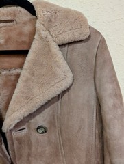 Vintage Women’s Authentic Sheepskin Shearling Coat ~ Size 12 * Runs Small
