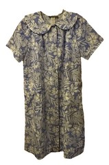 Vintage House Dress Moo-Moo Nightgown Robe Large Muumuu Hawaiian Print
