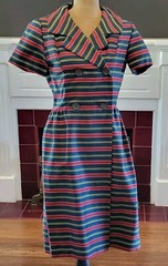 Nancy Greer Vtg 70s Cotton Dress Size 8