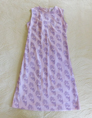 VTG Catherine Ogust Penthouse Gallery mod Sakura, bamboo & butterfly shirt dress