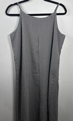 VTG Amy Too Gingham Midi Slip Dress 90s Grunge Cottagecore Spaghetti size 18.5