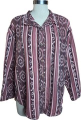 80s Guatemalan Woven Western Long sleeve Button Up Vintage Festival Wear