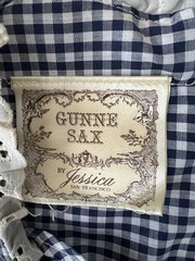VTG 70s Gunne Sax Gingham Maxi Prairie Dress Juliet Sleeves Cottagecore