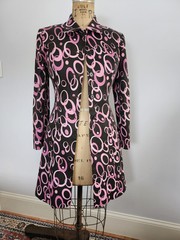 VTG DONNA RAE New York SZ 8 Coat Jacket Trendy Siren Chic Style Rare U.S.A