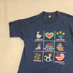 Screen Stars Best T Shirt Womens Large Rocking Horse 90’s Graphic USA Made VTG