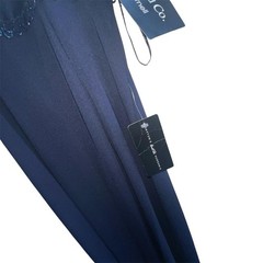 Vintage NWT Y2K Morgan & Co. Linda Bernell Beaded Halter Neck Maxi Gown Sz 5/6