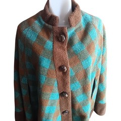 True Vintage Small Poncho Cape 1970’s Cowgirl Boho Pioneer Wear New Mexico USA