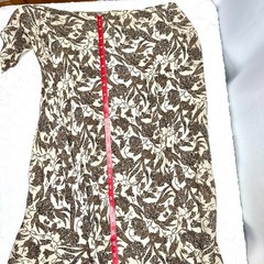 Vintage John Patrick 100% Silk Sarong Size 4 Elevated Beach Resortwear Botanical