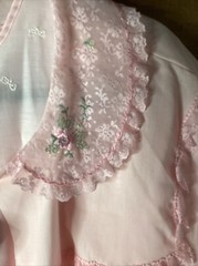 NOS Vtg Katz Shift Midi Nightgown With Pink Sears Preowned Robe Never-Press L