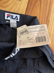 NEW Vintage Fila Pyramid Print Box Pleat Tennis Skirt LOGO Embroidered Rare Find