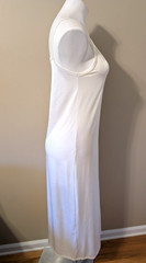 80’s VANITY FAIR White #10-158 Reversible Spin Full Slip/nitegown sz 34 32”/40
