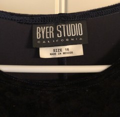 Vintage 90’s Byer Studio California Dress Long Sleeve Women’s 16
