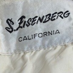 S Eisenberg California Chevron Mock Neck Sweater Dress Retro Boho No Size Tag