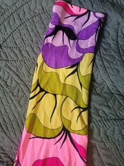 Paola Davitti Pucci-esque Vintage POP ART Psychedelic Mod Flower Print Silk Top