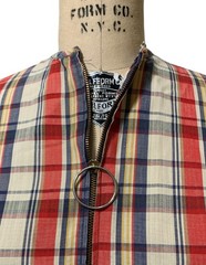 MISTER BLOUSE INC. Vintage 60s Women’s Plaid LS Zip Front Jacket – Sz S