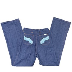 NWT Vintage 1970’s Du-Val Women’s Jeans High Rise Embellished Pockets