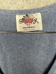 Vintage Lanz Originals Blue Chambray Midi Dress Vest Embroidery Cottagecore
