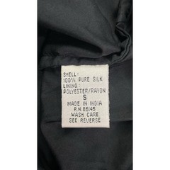 Vintage Cache Dress Y2K 90s Womens Small Whimsigoth Black Beaded Open Back Dress