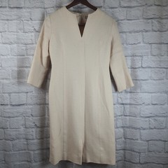 Vtg Cockerell House Wool Blend Midi Dress Womens Size 1 Business Formal