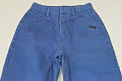 Vintage Jeans Rocky Mountain Rockies Size 26 x 34 90s Cobalt Blue Western Wear