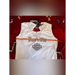 Deadstock NWT Harley Davidson Born To Be Wild Glitter Graphic Tank Sz 2x
