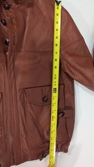 Vegas Martin Bernard leather jacket women size small cognac brown vintage 1970s