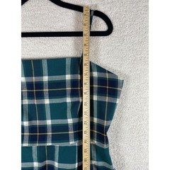 Y2K 90s clueless square neck tartan plaid mini dress L preppy millennial bratz