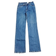 Vintage Lawman High-Rise Straight Leg Jeans Womens 5/6 Inseam 33 Western Flap
