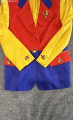 Vintage 90s Escada Margaretha Ley Women’s Multicolor Colorblock Blazer Jacket
