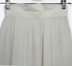 Vintage Thierry Mugler Paris France 80s Cream Wrap High Waist Pencil Skirt