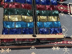 Vintage Jean for Joseph Le Bon Sequin Silk Jacket Women’s M T3