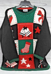 Vintage Adele Knitwear Christmas Holiday Sweater Women’s Size Large – USA Made