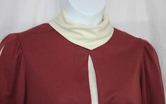 Vtg Jean Leslie Dress 60s 70s Deadstock Pouf Secretary Modest Cottagecore NOS 16