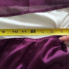 Vintage 90s Victoria’s Secret Purple Satin Pjs Cami & Shorts Set Slip Size M