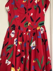 Robbie Bee RED Sun Dress ~ Eyecatcher!