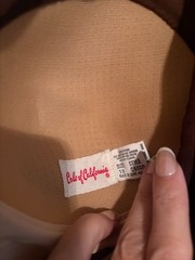 Vintage Cole of California Swim Dress Brown White Trim Size 18 (modern 8-10)