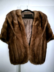 Vintage Hudson’s Detroit stole