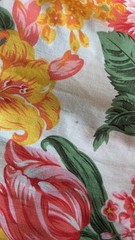 Vintage De Weese Design Los Angeles Swim & Sun Retro 70s Tropical Sundress