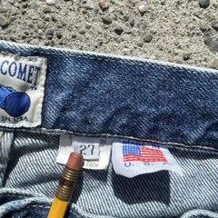 Vintage Y2K Blue Comet Baggy Wide Leg Skater Grunge Jeans 27 X 33 Women’s