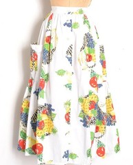 Vintage 1980’s Emanuelle Fruit Basket Print Skirt