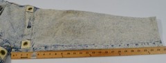 VTG 80s 90s Stone Acid Light Blue Wash Prima Classe Made Israel 34 Womens Jeans