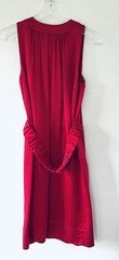 Vintage Marc By Marc Jacobs Red Silk Cocktail Dress Mid Aughts