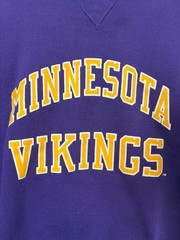 Vtg 90s Russell Athletic Minnesota Vikings Crewneck Cotton/Polyester blend L