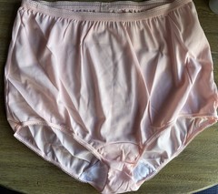 NEW VTG Sears Acetate Fundamentals Womens Briefs Panties Size 7 Granny Pink