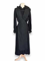 🎥 Vintage Black Edwardian House Dress Paramount Studios Period Costume