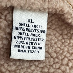 Vintage Faux Suede and Shearling Hooded Coat by Bass Fisherman Aesthetic XL