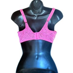 Vtg Maidenform Rendezvous Bra 34DD Shiny Satin Second Skin Lace Underwire ILGWU