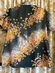 Vintage 70s 80s Lot of 5 Shirts #1 Medium Large Flower Power Hippie Mod
