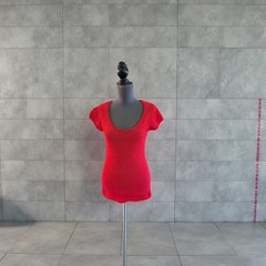 Y2K Wet Seal Red Sweater Top Medium Shortsleeve Elena Gilbert Grunge 90’s