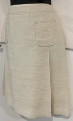 Lovely vintage 1960s/1970s textured oatmeal FLETCHER JONES skirt